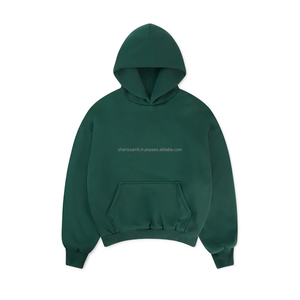 Meilleur Fournisseur 350 GSM Thermique Double Hoodie Personnalisé Vintage Hoodie 100% Coton Tissu Premium Heavyweight Double Layered Hoodie - Product Image 1