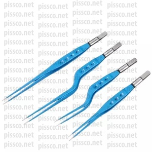 Pince coudée bipolaire à baïonnette européenne antiadhésive avec connecteur européen plat emballage personnalisé fabriqué par pisco Pakistan - Product Image 5