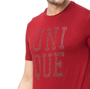 T-shirt pour homme en coton uni prêt à imprimer, tissu stable, couture solide, respirant, toucher doux, durable, pour un usage quotidien - Product Image 6