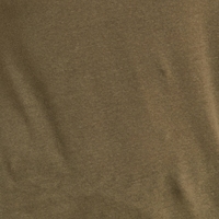 Kaos Wanita V-Neck Hijau Zaitun Vintage Kasual 100% Katun Lengan Setengah Off-Shoulder Polos Ramah Lingkungan Dry Fit Bordir