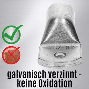 Cembre HR70-6 Cosse de câble tubulaire professionnelle 70mm ² M6 - Product Image 4