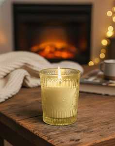 เทียนหอมแก้วดีไซน์หรู ติดไฟนาน ไร้ควัน ทำจากไขถั่วเหลือง สำหรับตกแต่งบ้านอย่างดีที่สุด โรงงานรับผลิตแบบ OEM ขายส่ง - Product Image 2