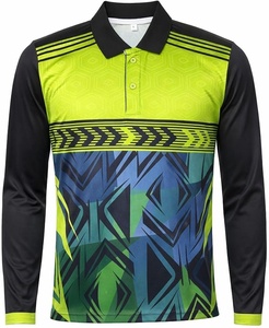 Camiseta Polo de Manga Larga Sublimada Personalizada, Camiseta Deportiva Ecológica para Exteriores de Secado Rápido - Product Image 2