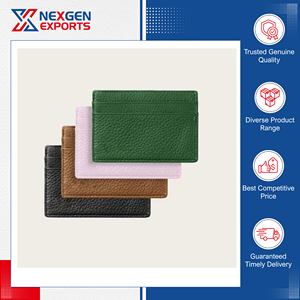 Porte-cartes en cuir véritable de qualité supérieure, design moderne et luxueux, style tendance, pour cartes de visite, utilisation professionnelle, nouvelle génération - Product Image 2