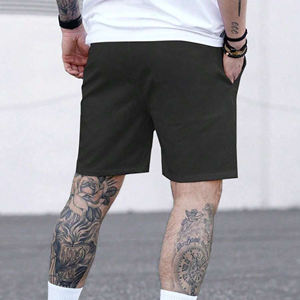 OEM/ODM Streetwear 100% algodón Baggy Workout Short Custom Screen Printed Logo French Terry Blank Pantalones cortos de gran tamaño para hombres - Product Image 4