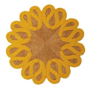 Napperons perlés décoratifs avec broderie de perles de rocaille pour les occasions festives Napperon unique personnalisé en broderie perlée - Product Image 6