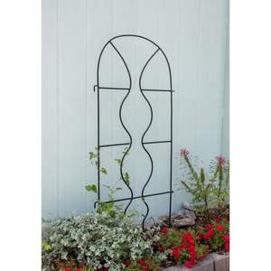 metal garden <b>trellis</b> vintage style support adds charm to classic gardens decorative outdoor metal plant feature accent - Product Image 4