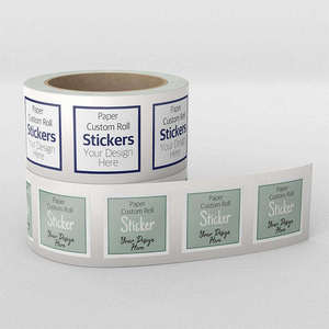 Étiquettes autocollantes en vinyle imperméable personnalisées de haute qualité, marque Unalilia, formes rectangulaires/rondes pour l'emballage cosmétique - Product Image 3