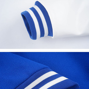 Customized Design Jacket for Men High Quality Wool Body Leather Sleeves Streetwear Baseball CollegeBaseballjacket for men - Product Image 3