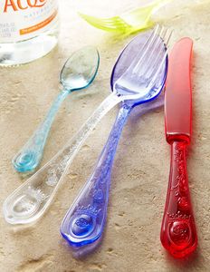 Beautiful Modern Durable Handmade 100% Resin <b>Salad</b> Servers Set with Ice Cream <b>Spoon</b> for Home & Hotel Use - Product Image 4