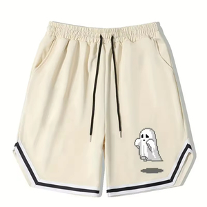 Pantalones cortos de gimnasio de fitness profesionales OEM de alta calidad de malla de talla grande de secado rápido personalizado para correr hombres cortos de lona informal transpirable - Product Image 1