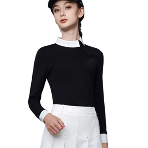 Camisas de golf para mujer, Polo de algodón, ropa deportiva transpirable Dry Fit con logotipo personalizado para ropa de golf, servicio OEM ODM - Product Image 1