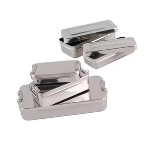 Holloware Instruments Caja de almacenamiento de instrumentos quirúrgicos de acero inoxidable de alta calidad con ganchos para una conservación segura - Product Image 6