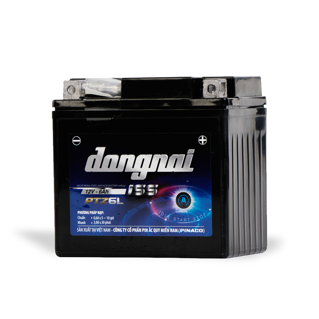 Dongnai High Quality VRLA Lead Acid Battery PTZ6L (12V-6Ah) with Sealed Construction