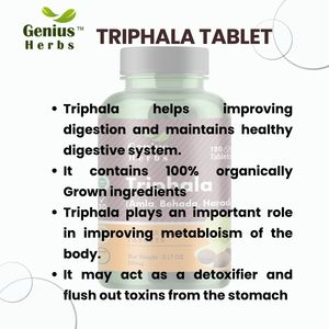 Comprimés de Triphala, nettoyage ayurvédique traditionnel, soutien immunitaire, extrait d'herbes à haute puissance, comprimés bien-être - Product Image 6