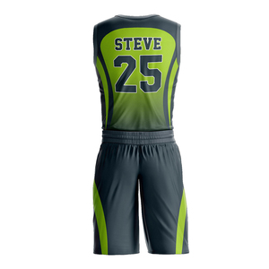 Maillots de basket-ball cousus uniformes enfants rétro rayé hommes maille vierge athlétique sport chemises équipe de basket-ball Logo personnalisé - Product Image 3