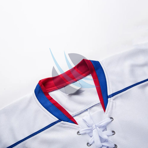 Jerseys de hockey sobre hielo de estilo de entrenamiento con material ligero ilustraciones sublimadas y tamaño para equipos de jóvenes y adultos - Product Image 3