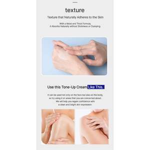 Crème de Jour Éclaircissante au Collagène Marin Teresia 50ml Unifiante pour Tous Types de Peau Soin OBM pour Femmes en Tube - Product Image 2