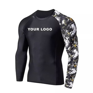 Custom Made Rash Guards High Quality BJJ MMA Men <b>Rashguard</b> Custom Design Compression shirt 4 way stretch jiu jitsu <b>rashguard</b> BAR - Product Image 2
