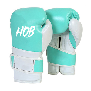 Guantes de boxeo de cuero PU profesionales con etiqueta privada impresa personalizada para entrenamiento. - Product Image 4