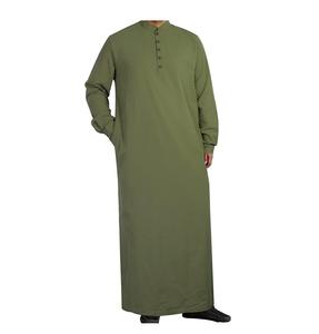 Ropa islámica más vendida para hombres Thobe musulmán árabe Thobe venta al por mayor ropa islámica para hombres Thobe Jubbah - Product Image 6