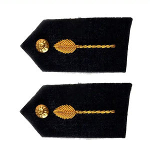 เข็มกลัดปักพลอยเทียมสำหรับเสื้อผ้าเครื่องแบบทำด้วยมือสีทองแบบฝรั่งเศสแท่ง3D ออกแบบได้ตามต้องการ - Product Image 2