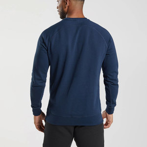 Logo personnalisé Hommes Ras Du Cou Sweat Régulier Coton Mélangé Éponge Pull Brodé Sweat Fabricant OEM En Gros - Product Image 5