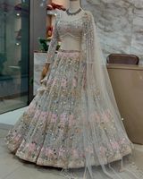 Voile souple 100 % soie pour femme avec broderie papillon élastique, miroir et sequins, style Cancan et Patta en toile, en promotion !