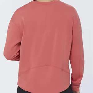 Sweat-shirt à capuche en molleton imprimé 100 % coton tricoté, personnalisé, style streetwear urbain authentique, avec logo frontal, pour l'hiver - Product Image 4