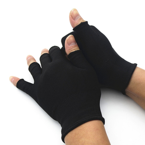 Gants de gymnastique en cuir avec logo personnalisé pour cyclisme et haltérophilie unisexe-Gants d'entraînement sportif de haute qualité - Product Image 3