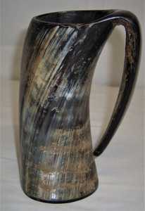 Jarra de cuerno para beber pulido tradicional Artesanía natural Segura para alimentos - Product Image 4