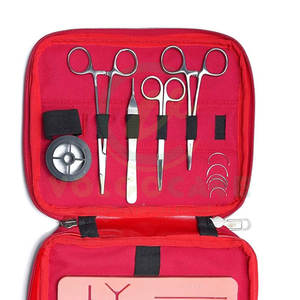 Kit de sutura completo al por mayor para estudiantes de medicina hecho de acero inoxidable incluyendo herramientas de almohadilla de sutura de silicona fuente de alimentación manual - Product Image 4
