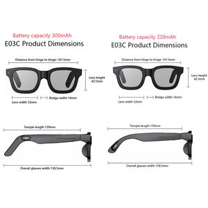 Gafas Inteligentes con IA Mejoradas con Cámara <span class=keywords><strong>de</strong></span> 8MP 1080P, Control por Voz, Traducción en Tiempo Real, Resistentes al Agua IPX-5, Gafas <span class=keywords><strong>de</strong></span> Sol Magnéticas - Product Image 4