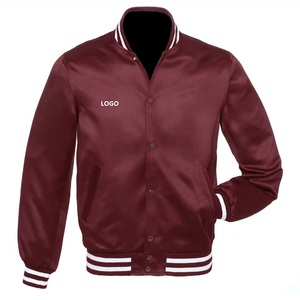 Collège adultes hommes vêtements blanc Varsity veste respirant coupe-vent laine cuir manches veste Letterman Golf Varsity veste - Product Image 2