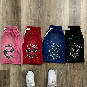 กางเกงขาสั้นประดับพลอยเทียมที่ออกแบบได้ตามต้องการมีกลิตเตอร์ทำให้ดูมีสไตล์ - Product Image 6