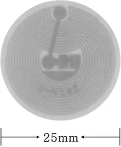 Etiqueta RFID 213, Etiqueta de 25 mm - Product Image 3