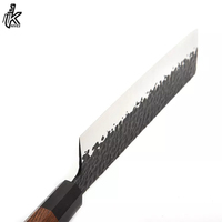 Ensemble de couteaux de cuisine faits à la main gravés sur mesure, 6 pièces, lame en acier Damas, couteau à éplucher en acier au carbone, pour cadeau de table