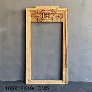 MARCO DE ESPEJO DE MADERA, Marco de Espejo Vintage, Accesorio Decorativo, Decoración Artesanal para el Hogar, Espejo de Diseño a Precio de Mayoreo - Product Image 1