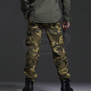 Pantalon de grande taille 100% coton camouflage pour hommes Pantalon de camouflage pour hommes à usage extérieur Pantalon de camouflage pour hommes à la mode - Product Image 3