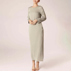 Abaya Femme Léger Respirant Luxe Femme 2 Pièces Ensemble Abaya Élégant Modeste Vêtements Musulmans Abaya - Product Image 3