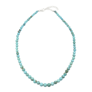 Collar de Turquesa de Arizona de 75 Quilates con Cadena de Plata de Ley - Product Image 3