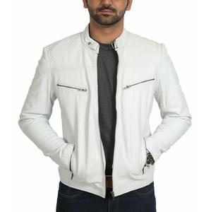 Gran oferta, chaqueta de cuero de calidad Premium para hombre, estilo transpirable, chaquetas de cuero de piel de vaca 100% originales - Product Image 1