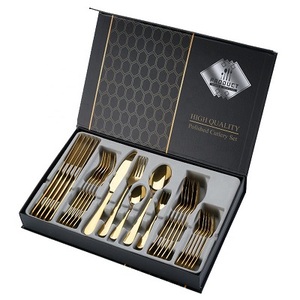@@@15 Pieces Stainless Steel Camping Flatware Set - Product Image 1