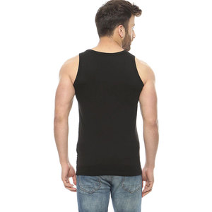 Vente en gros Logo personnalisé Hommes Débardeur à la mode Respirant Gym Débardeur Longline Musculation Design Casual Imprimer Tricoté OEM - Product Image 5