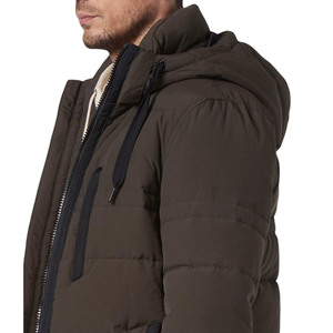 Veste matelassée lourde à capuche personnalisée 2025 pour hommes, manteau rembourré surdimensionné, doudoune brillante pour hommes, vestes pour hommes - Product Image 4