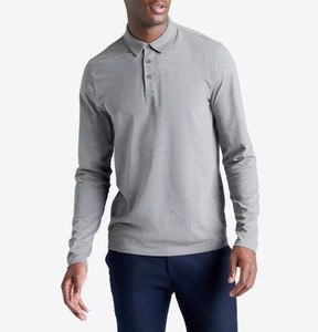 Nouveau modèle Polo à manches longues pour homme, souple et durable, à séchage rapide, avec taille de couleur personnalisée - Product Image 4