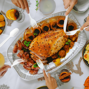 Heavy Duty Compostable Biodegradable Eco-Friendly Disposable Cutlery Set Fork Spoons Knives BPA Free Food Safe for Parties - Product Image 6