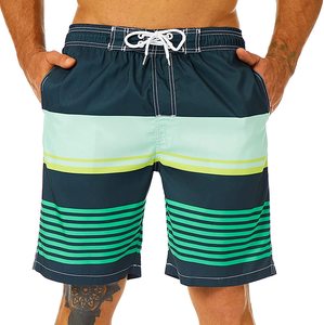 Venta al por mayor de bañadores personalizados para hombres pantalones cortos de playa impermeables Animal Gingham Paisley letra geométrica para adultos Uso de maternidad - Product Image 4