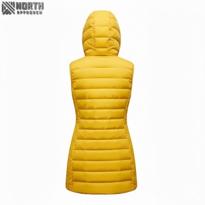 Gilet matelassé/manteau pour femmes Blousons aviateur pour l'hiver Manteaux à fermeture éclair Logo personnalisé Manteau à capuche Veste Mode masculine - Product Image 3