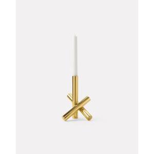 Lujoso candelabro de latón con un hermoso acabado dorado para complementar los interiores clásicos del hogar y las decoraciones tradicionales - Product Image 3